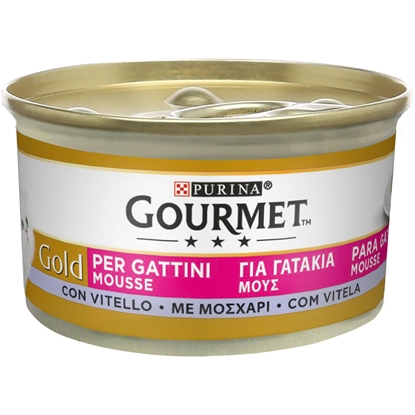 Picture of Gourmet Gold Mousse With Veal For Kittens Wet Cat Food